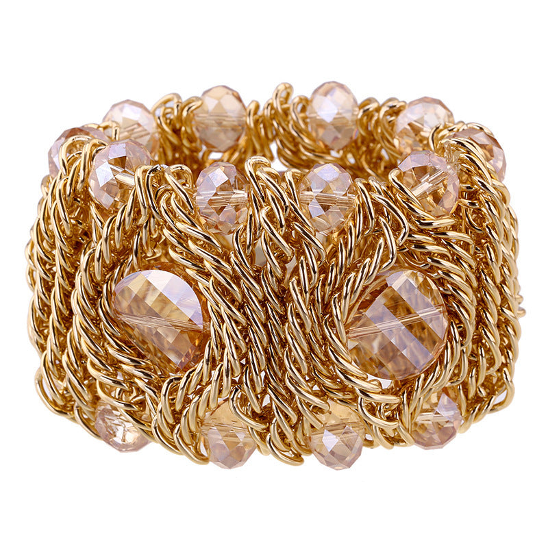 "The Creative Gem" - Handwoven Gemstone Bracelet