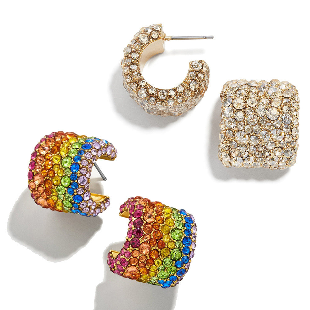 "You're a Gem" - Colored Gemstone Stud Earrings