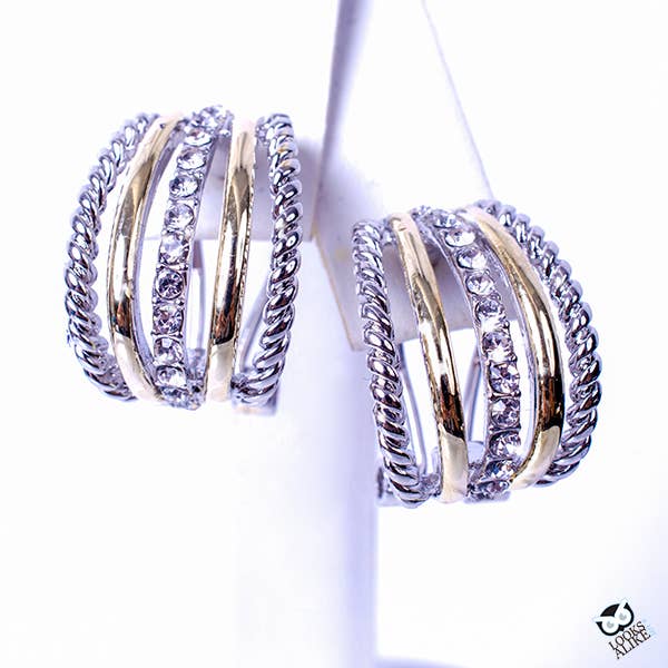 "Fancy" - Huggie Hoops