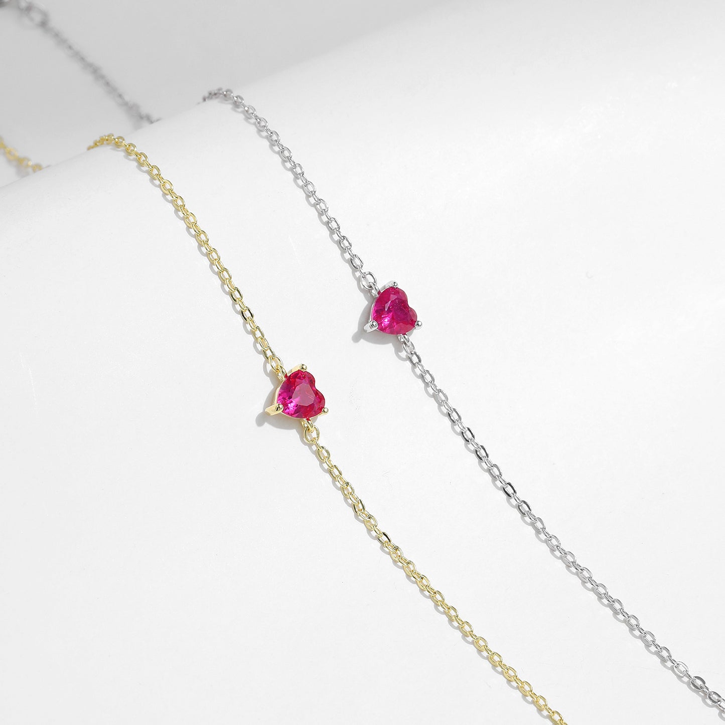 "Lover at Heart" - Red Diamond Bracelet