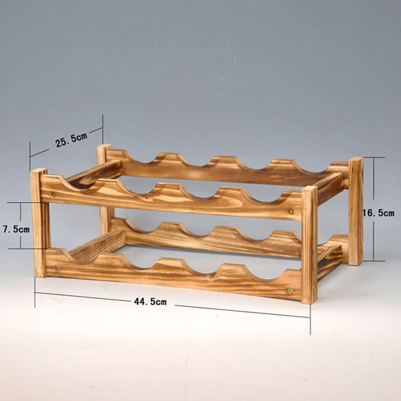 Bamboo Wine Bottle Rack