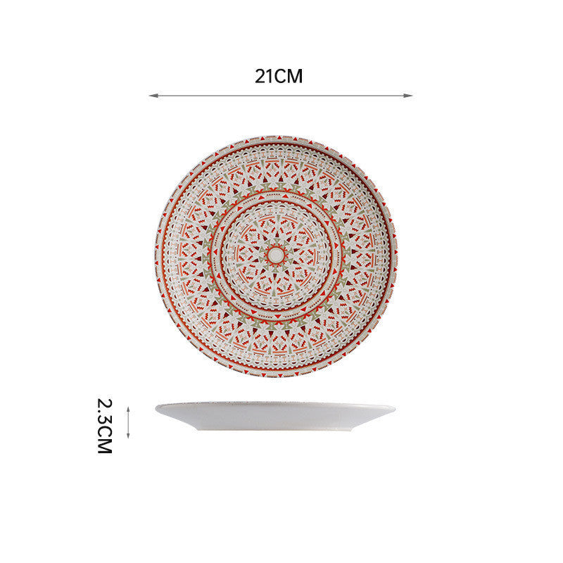 Retro Fruit and Salad Plate