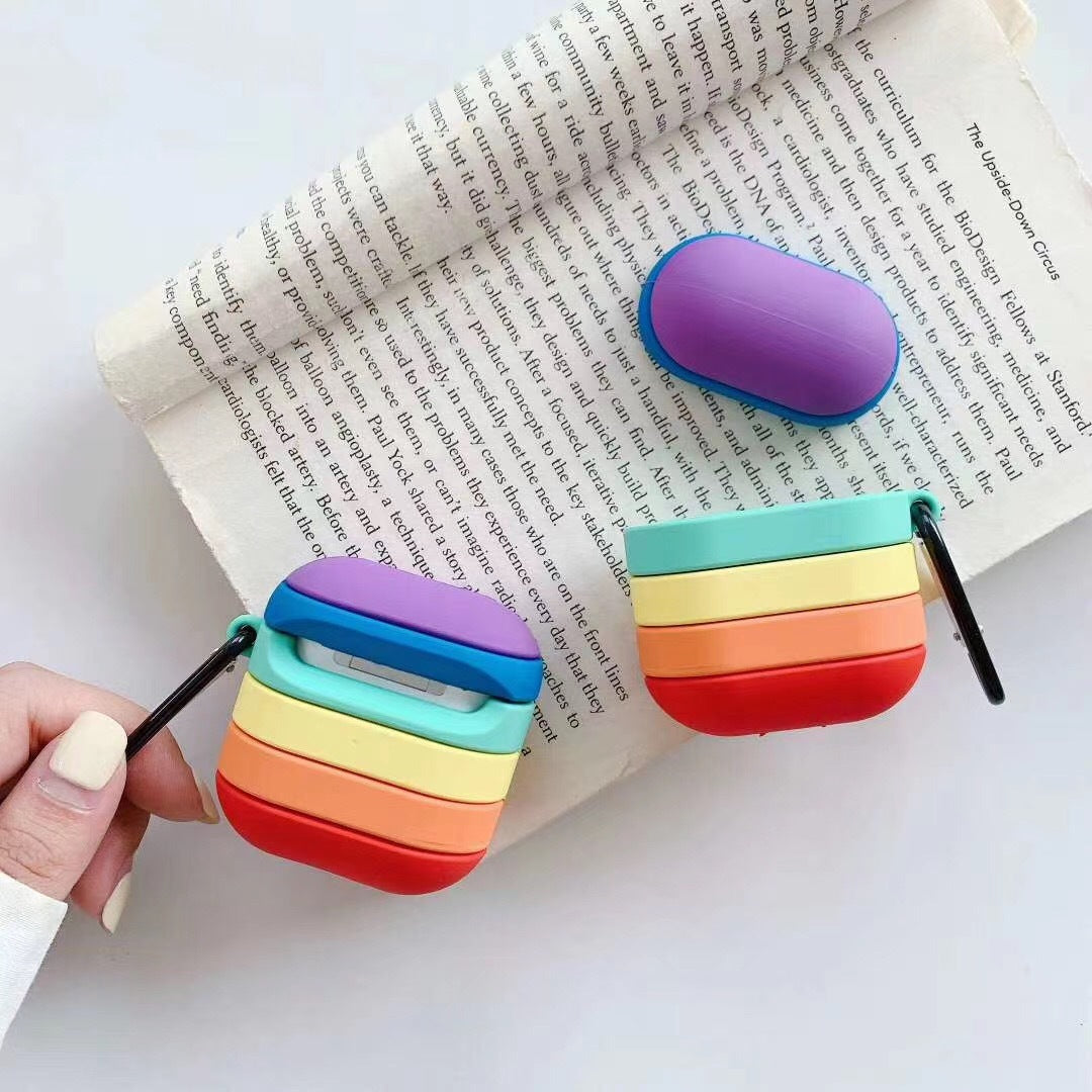 Rainbow Protective Sleeve for AirPods/Earbuds
