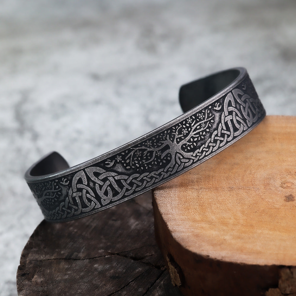 Lucky Tree Stainless Steel Bracelet