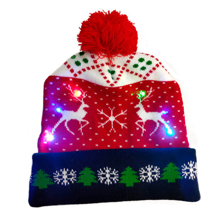 Ugly LED Light Knitted Christmas Hats