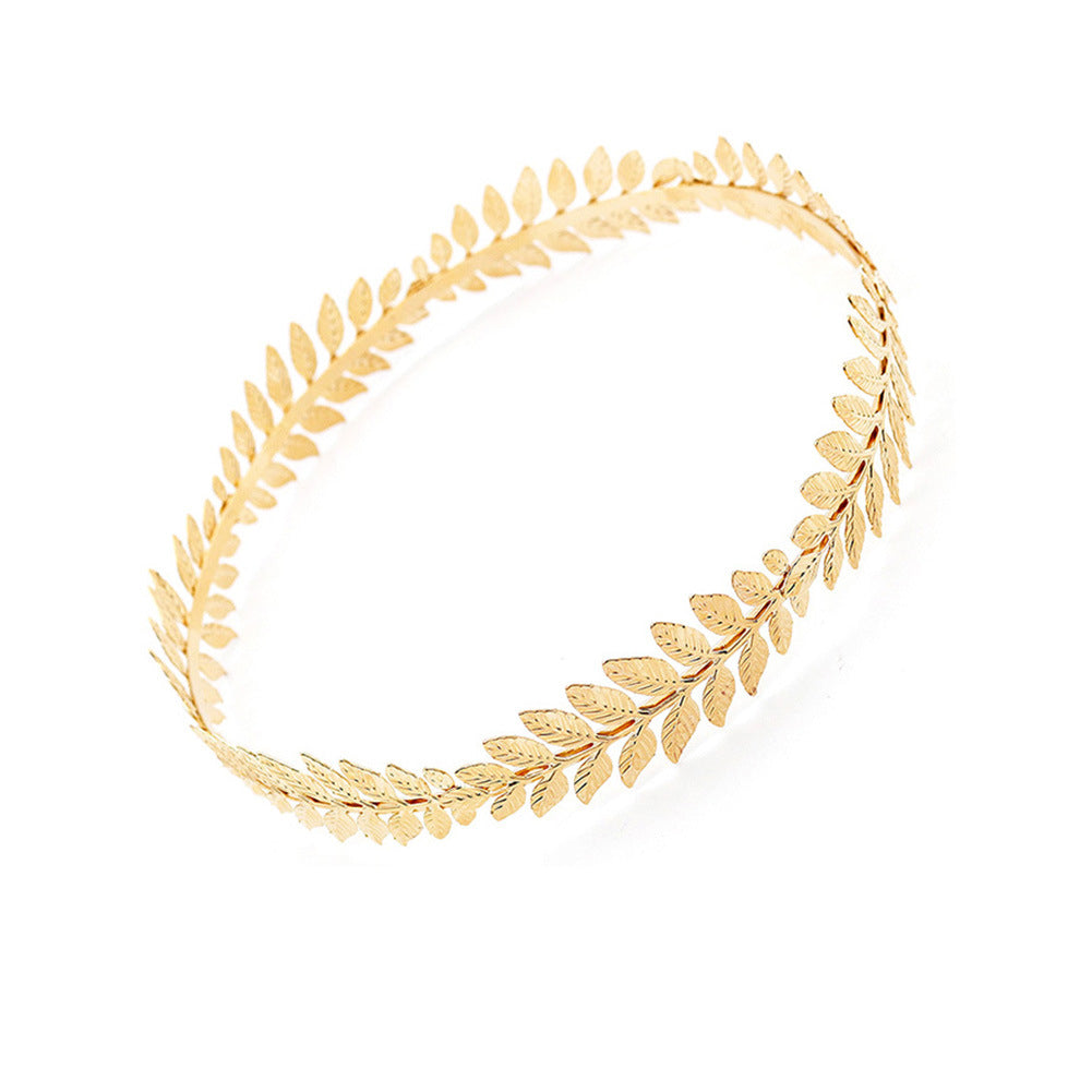 Vintage Golden Olive Branch Crown