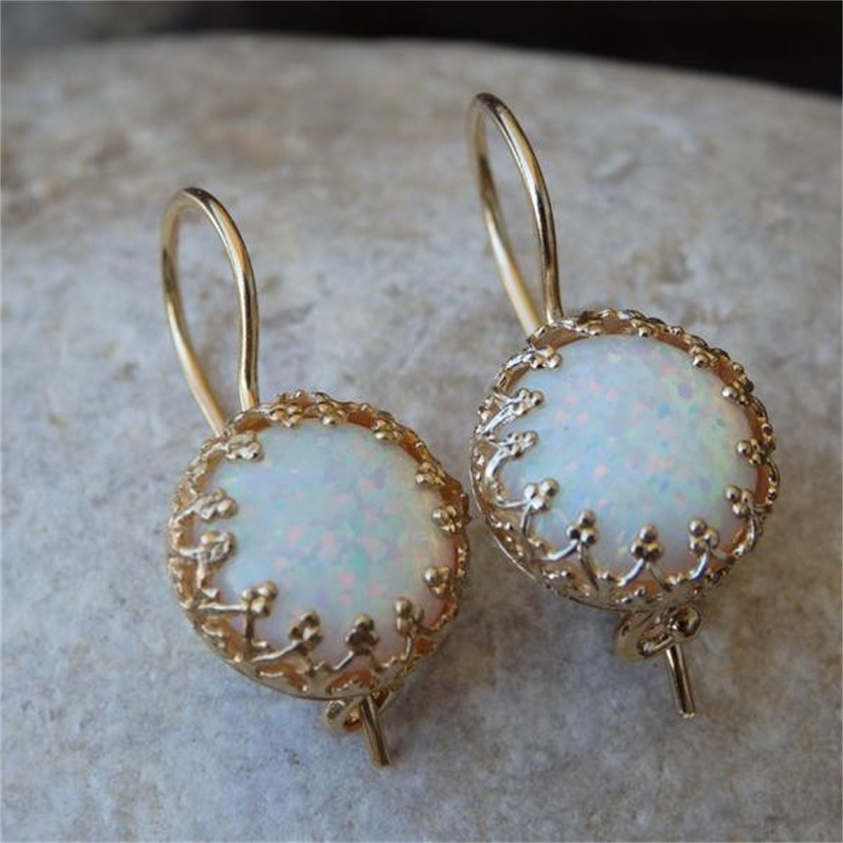 Classic Opal Earrings