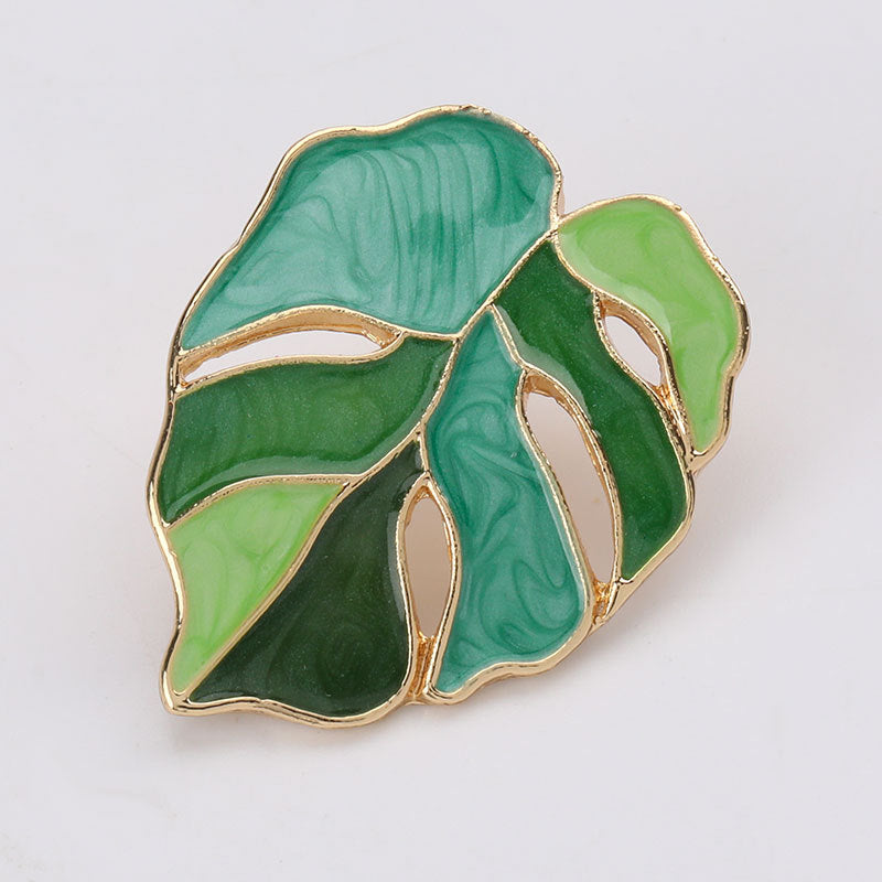Hollow Leaf Statement Earrings