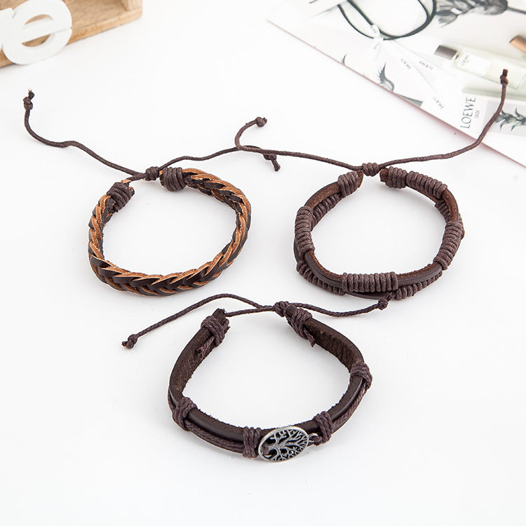 Vintage Multilayer Peace Tree Bracelet