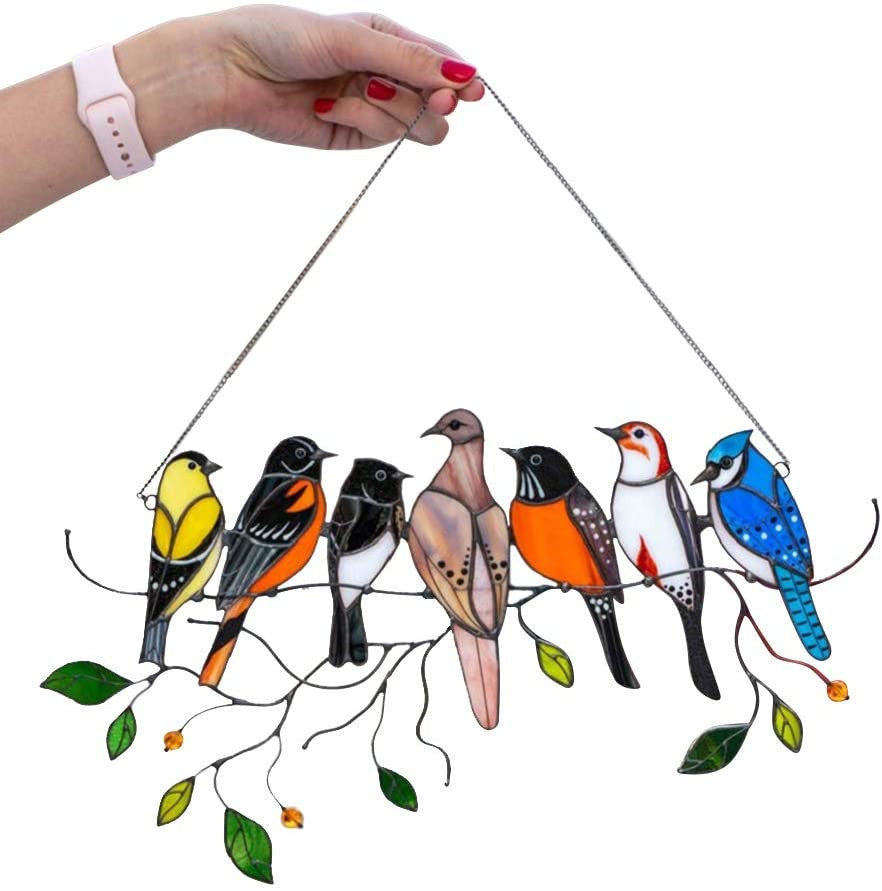Handmade Bird Suncatchers for Garden