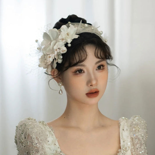 Mori Flower Wedding Hairband
