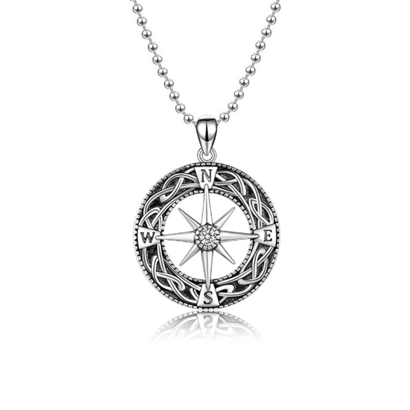 "Lead the Way" - Vintage Silver-plated Necklace