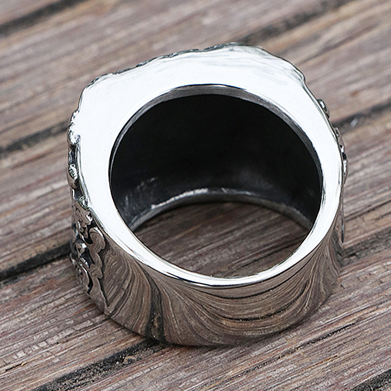 Spades Stainless Steel Ring