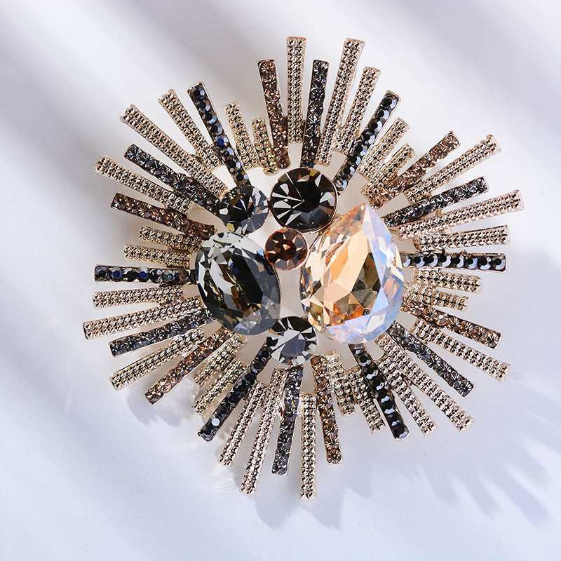 "Cosmic Lady" - Gemstone Brooch