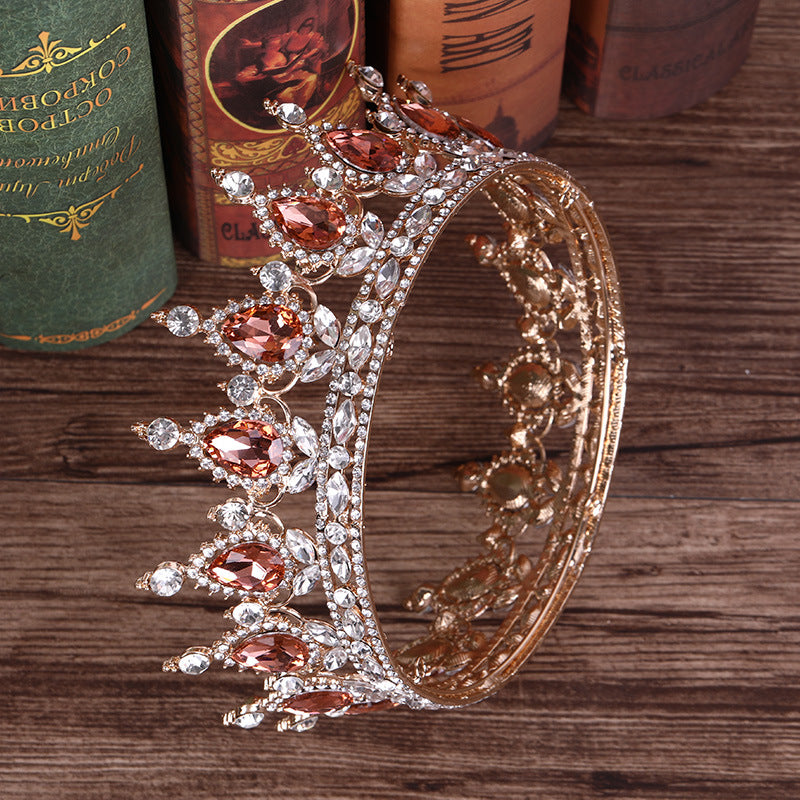 Alloy Color Crystal Bridal Crown