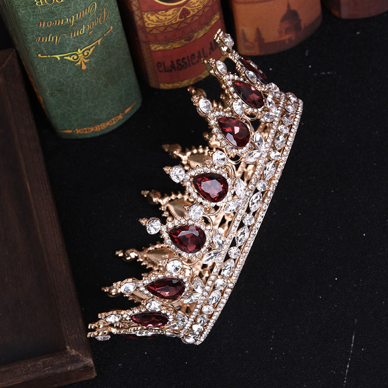 Alloy Color Crystal Bridal Crown