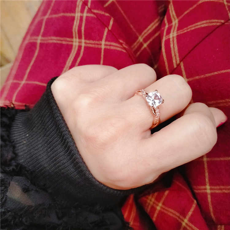 "The Elegant Life" -  Sterling Silver Diamond Ring