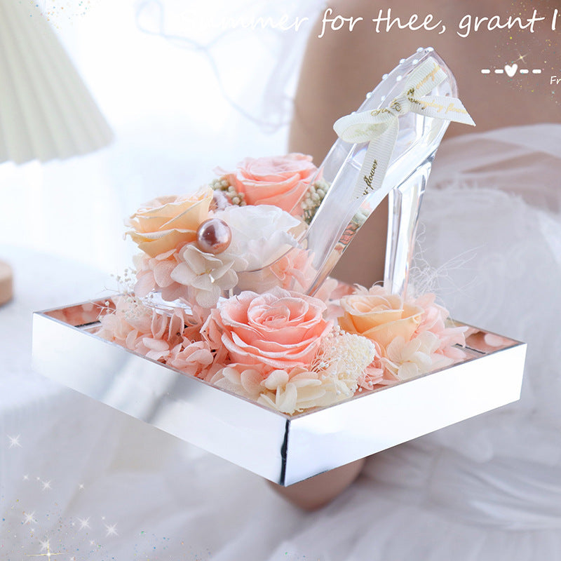 Handmade  Acrylic Rose Christmas  Decoration Ornaments