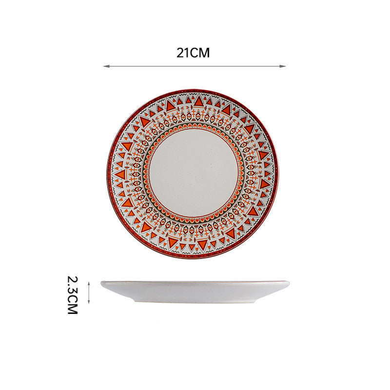 Retro Fruit and Salad Plate