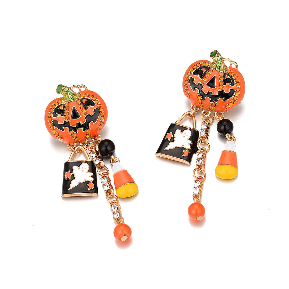Exaggerated Pumpkin Earrings