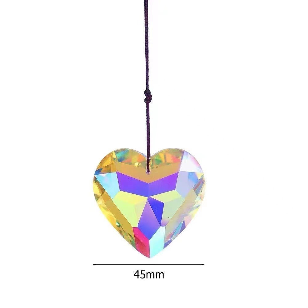 Crystal Heart Chandelier Suncatcher