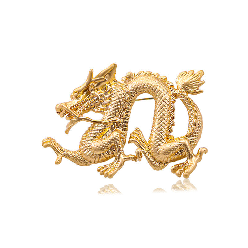 "Unleash the Dragon" - Metal Brooch