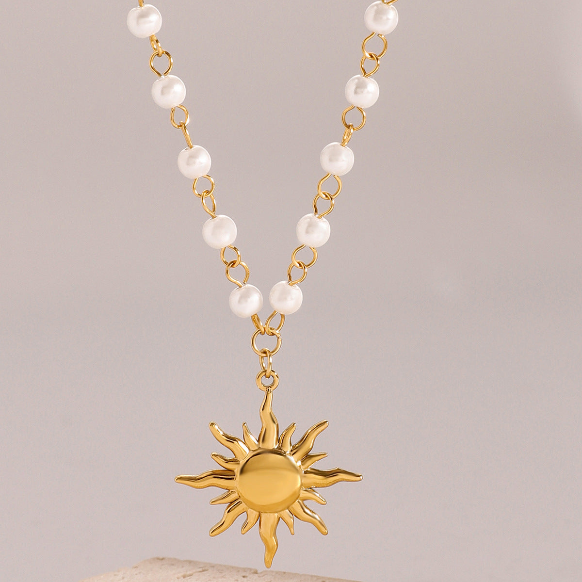 "Morning Sun" - Gold Pearl Bracelet
