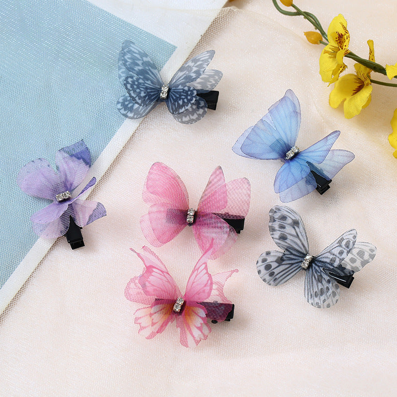 3D Butterfly Hair Clips