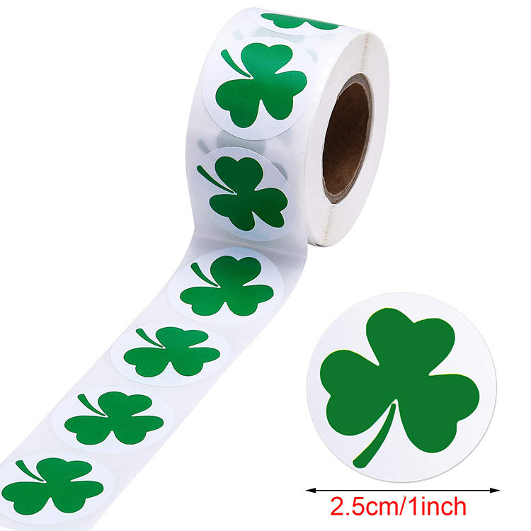 Lucky Clover Sticker Roll
