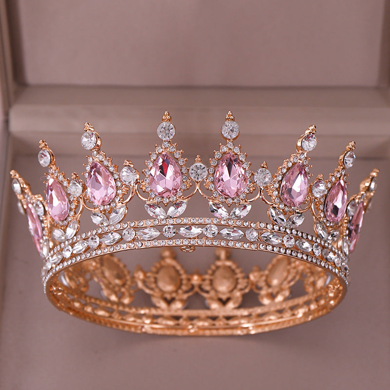 Alloy Color Crystal Bridal Crown