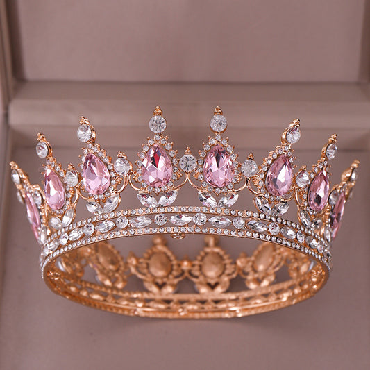 Alloy Color Crystal Bridal Crown