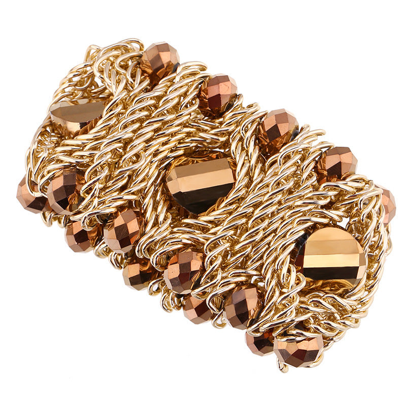 "The Creative Gem" - Handwoven Gemstone Bracelet