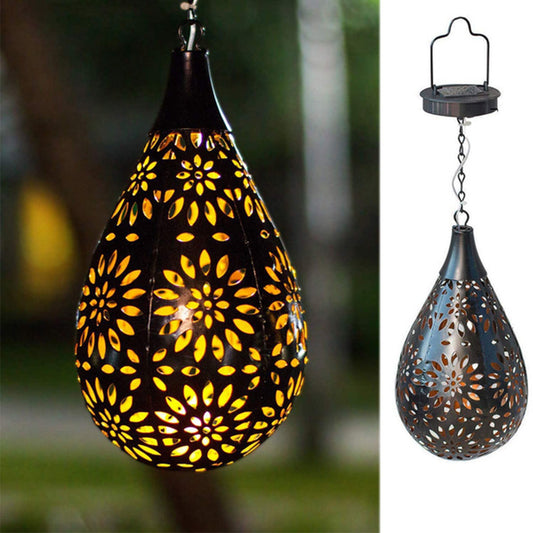 Solar LED Hanging Lantern - Waterproof