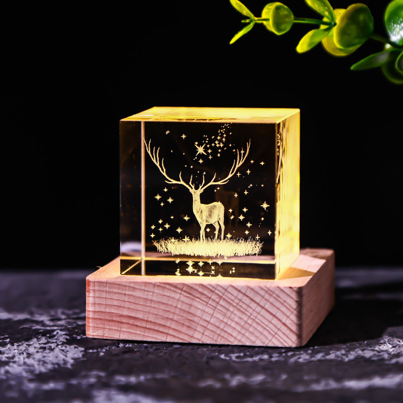 Crystal Cube Decoration Gifts