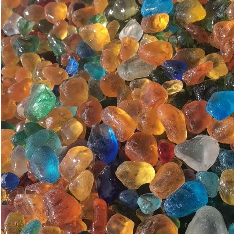 Colorful Crystal Glass Sand for Home and Garden