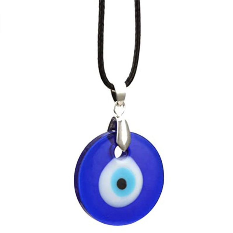 Evil Eye Protection Clavicle Chain Necklace and Bracelet