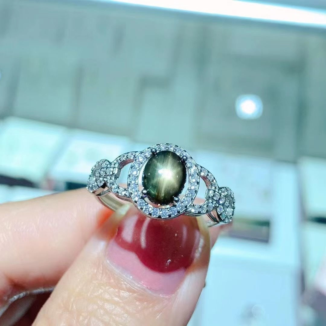 "Natural Star" - Natural Sapphire Ring