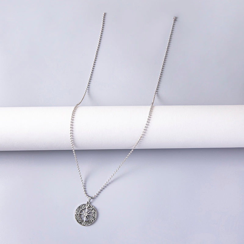 "Lead the Way" - Vintage Silver-plated Necklace