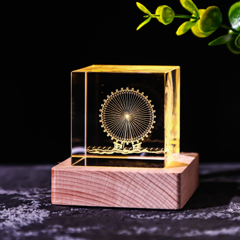 Crystal Cube Decoration Gifts