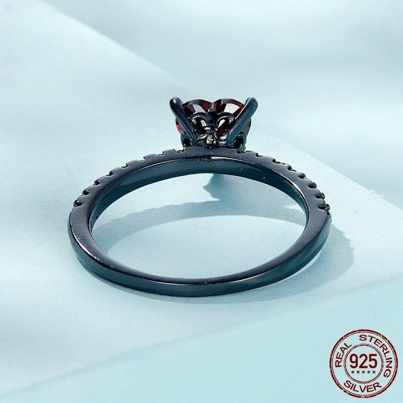 "Dark Night" -  Sterling Silver Ring