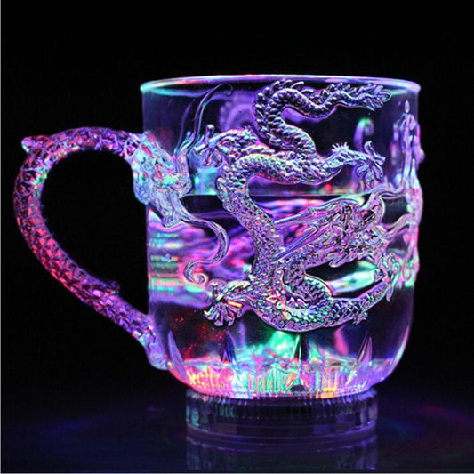 "Fantasy Dragon" - Color Enhanced Wine Cup