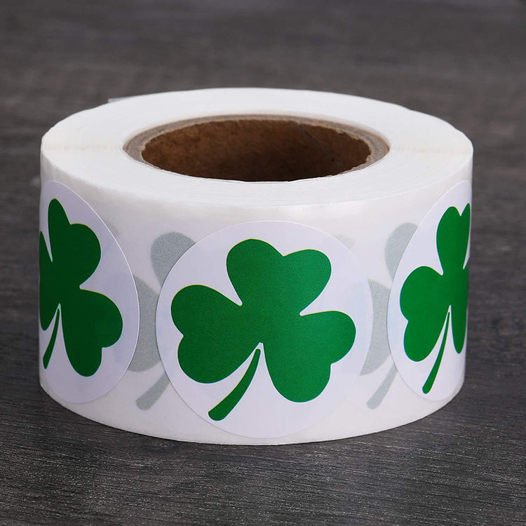 Lucky Clover Sticker Roll