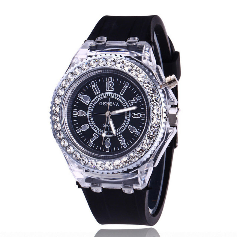 "Illustrious Light" - LED Geneva Quartz Luminous Watch