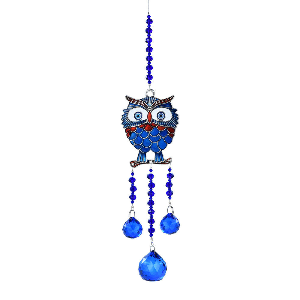 Crystal Evil Eye Wind Chimes for Home and Garden