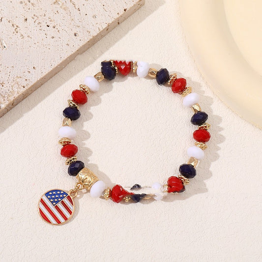 Handmade Patriotic Star Bracelets