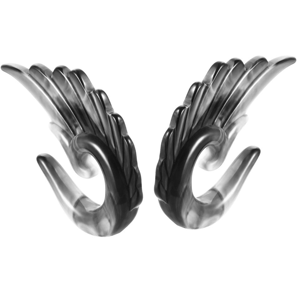 Acrylic Angel Wing Earrings