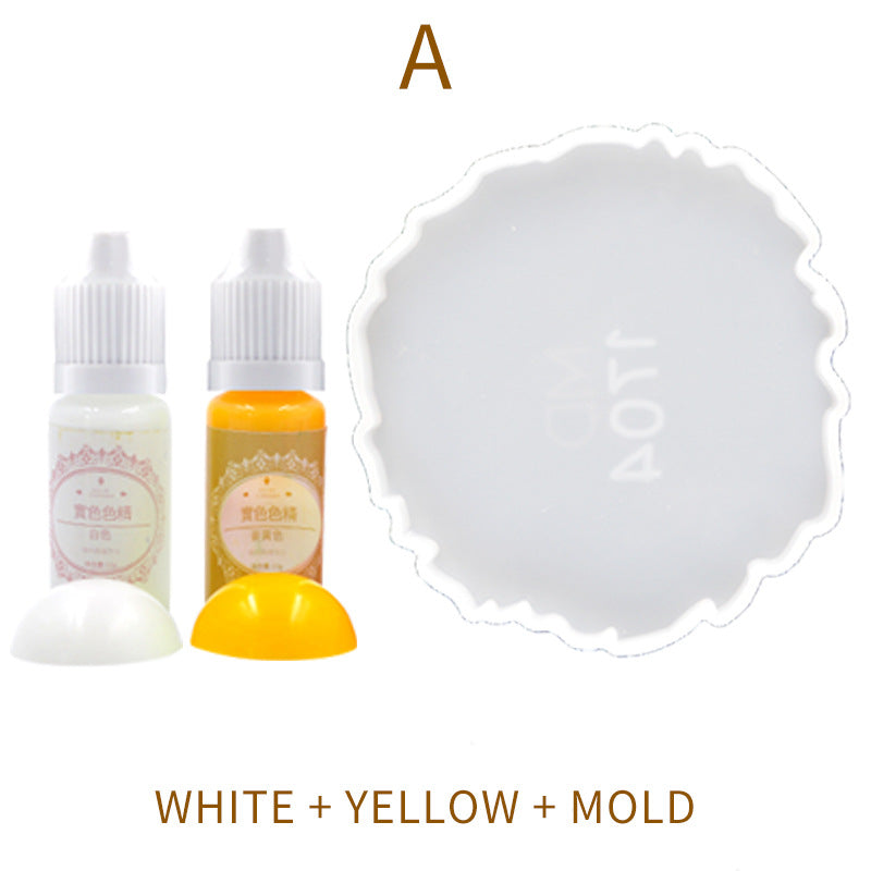 DIY Silicone Mold Color Fine Coaster