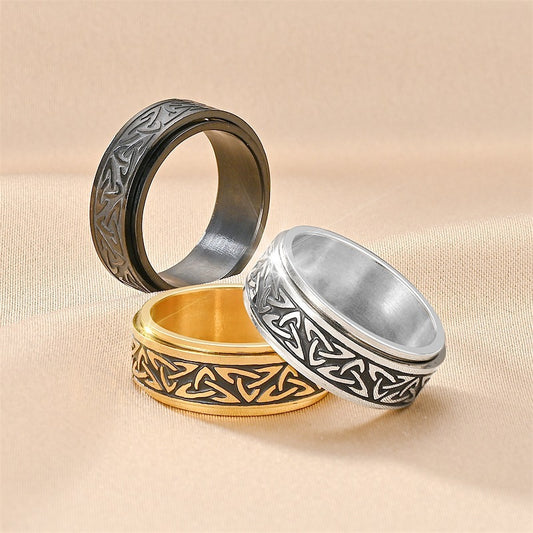 Celtic Titanium Steel Ring