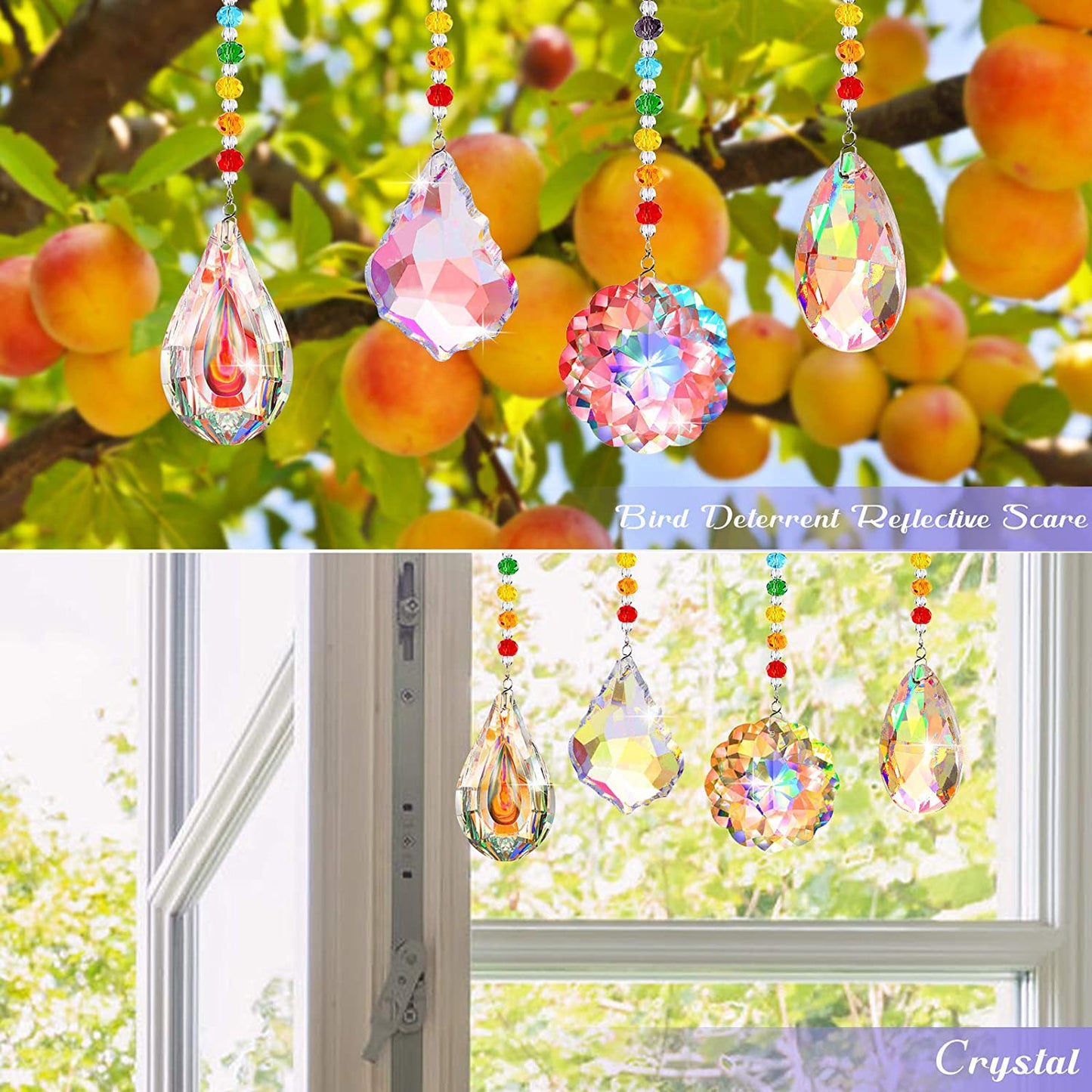 "Crystal Tears" - Suncatchers for Garden