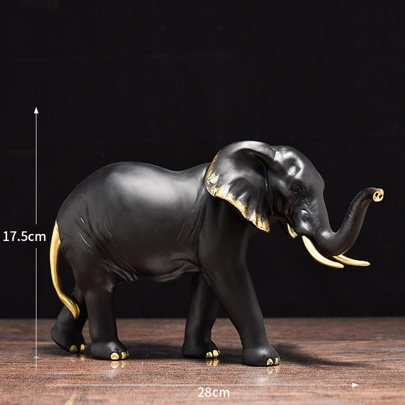 Crafted Elephant Sculptures